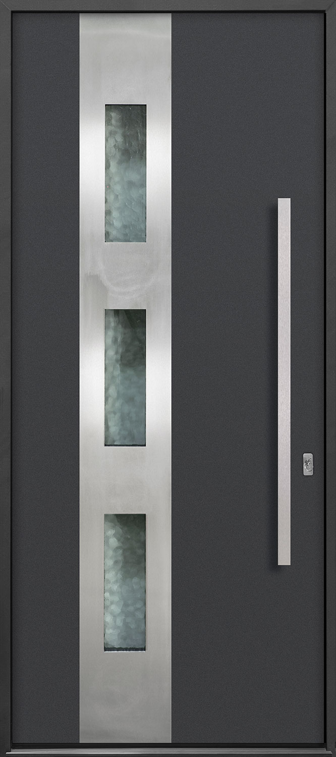 Aluminum Exterior Aluminum Clad Wood Front Door  - GD-ALU-C3 