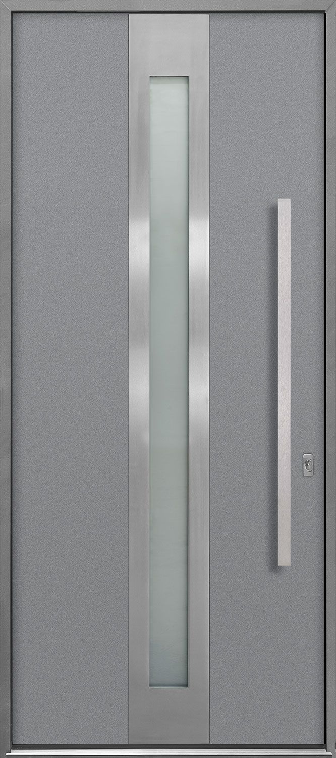 Aluminum Exterior Aluminum Clad Wood Front Door  - GD-ALU-D4 
