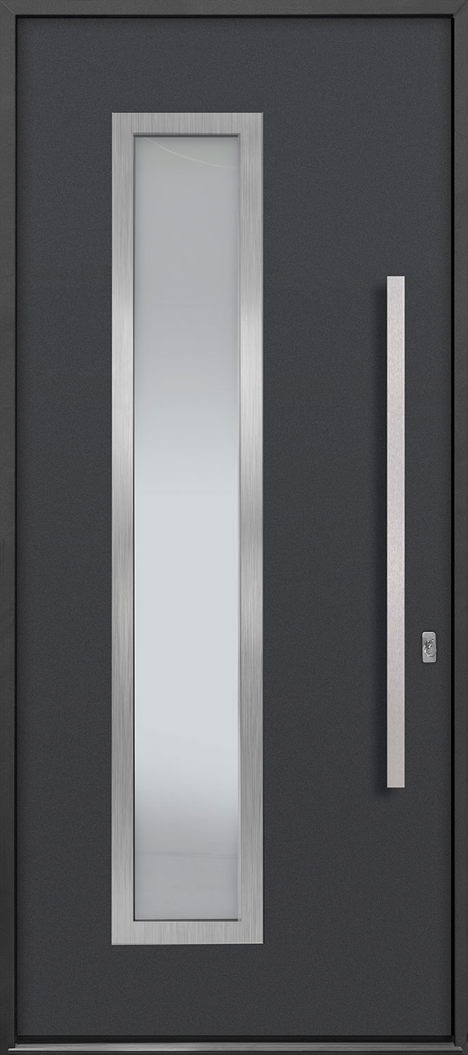 Aluminum Exterior Aluminum Clad Wood Front Door  - GD-ALU-E5 