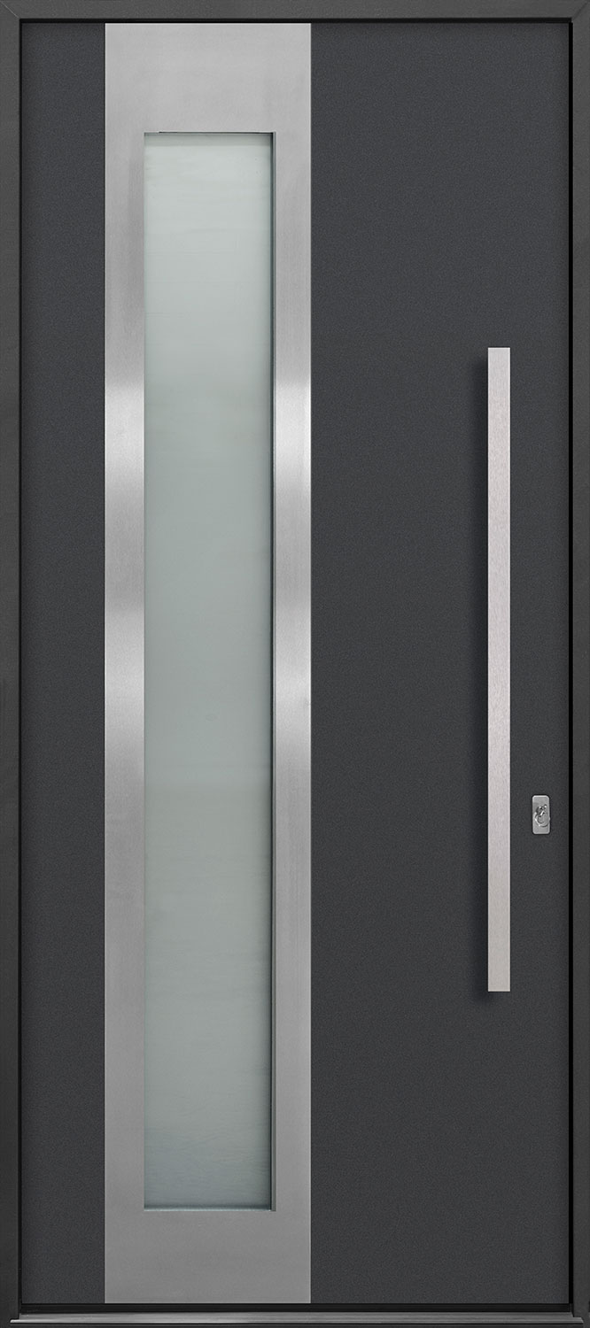 Aluminum Exterior Aluminum Clad Wood Front Door  - GD-ALU-F5 