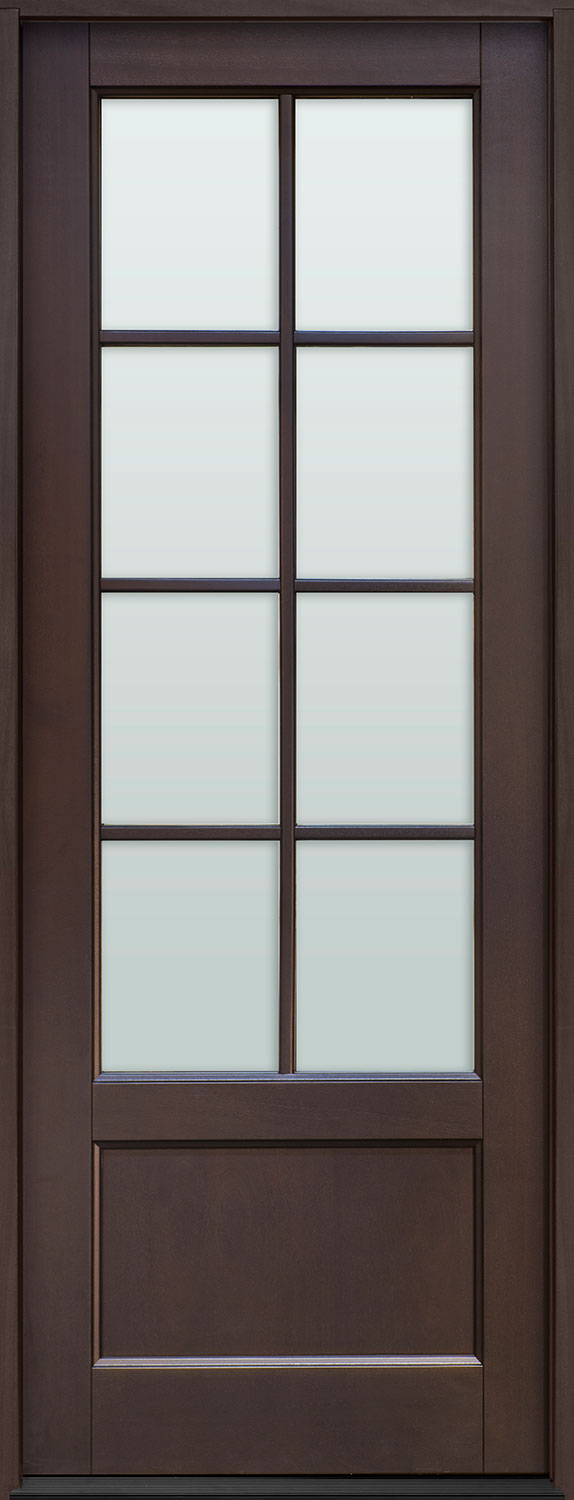 Classic Mahogany Wood Front Door  - GD-108PT CST
