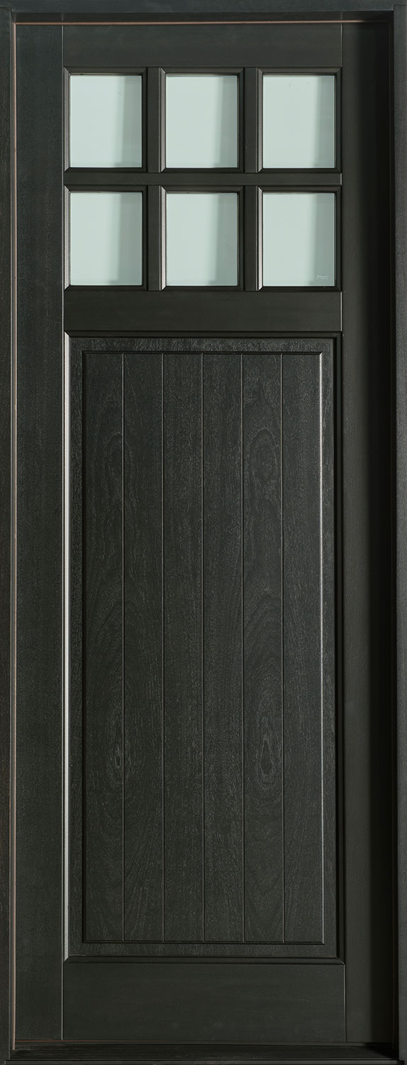 Classic Mahogany Wood Front Door  - GD-113T CST 