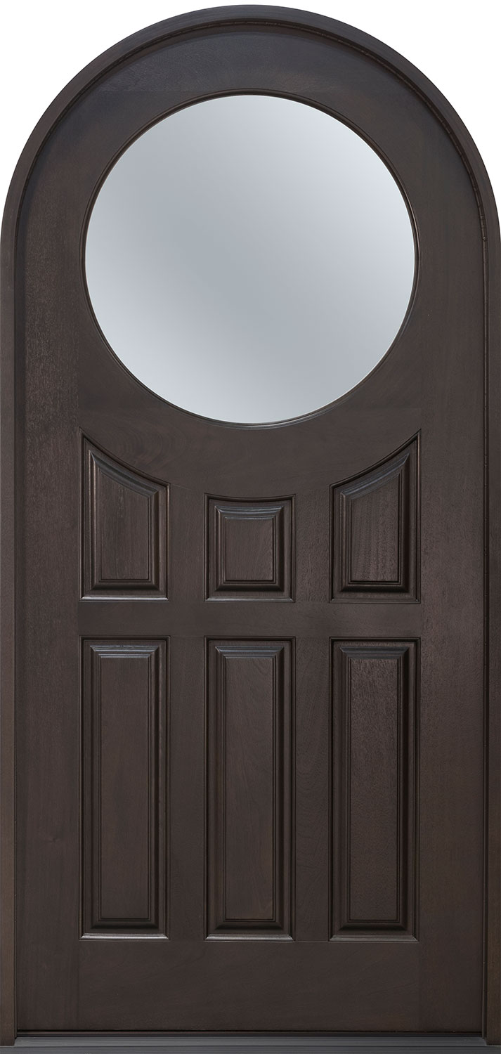 Classic Mahogany Wood Front Door  - GD-395W  CST