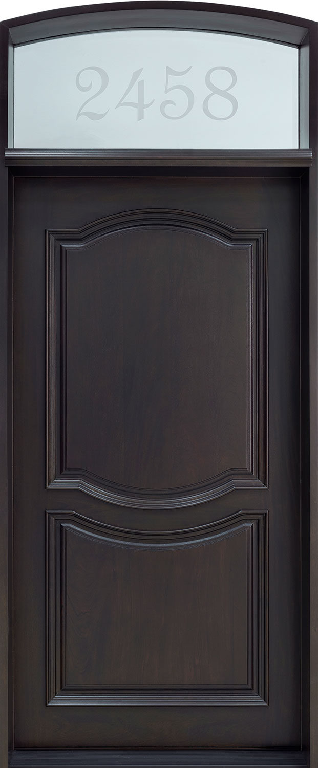 Classic Mahogany Wood Front Door  - GD-461W  CST
