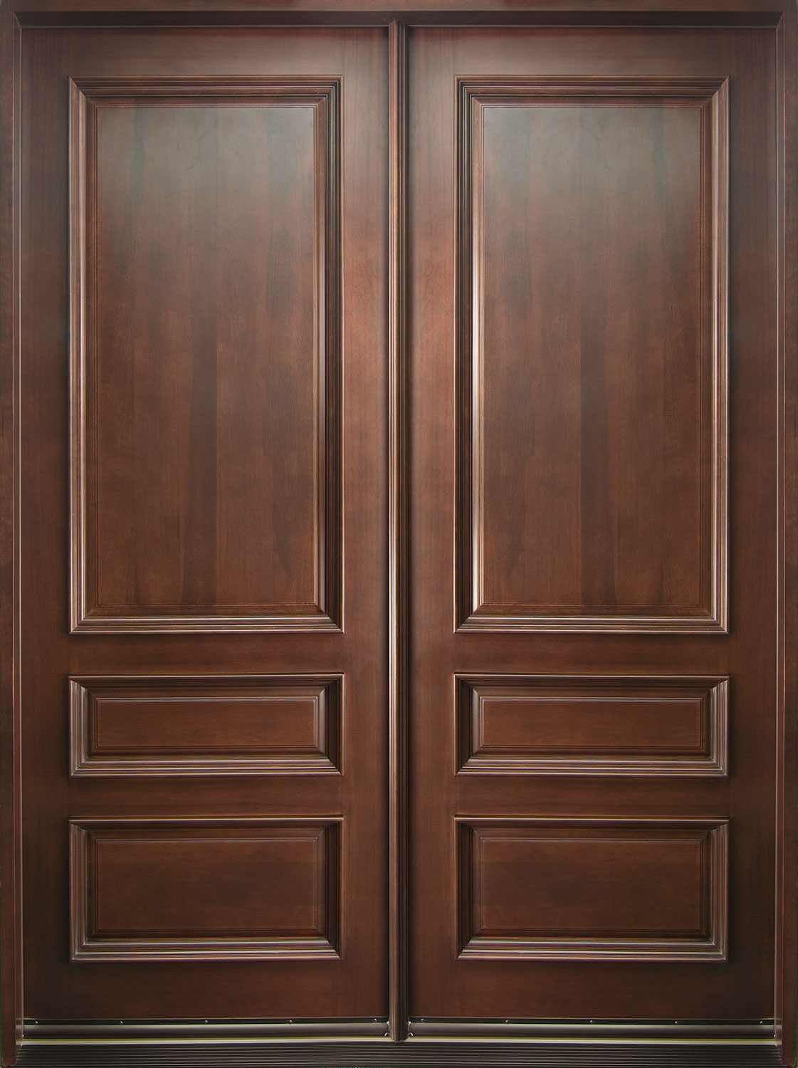 Classic Mahogany Wood Front Door  - GD-611 DD CST