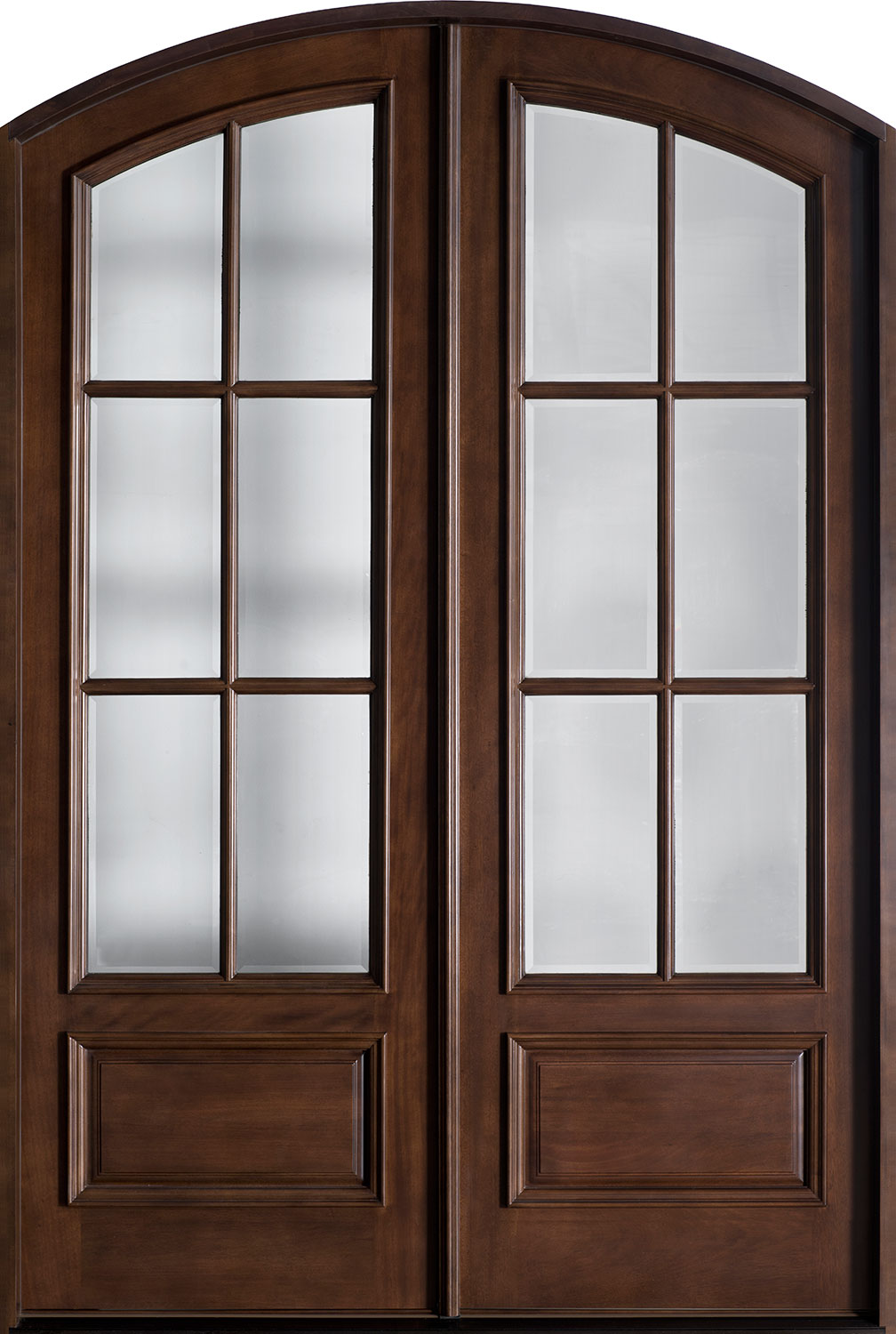 Classic Mahogany Wood Front Door  - GD-655B DD CST