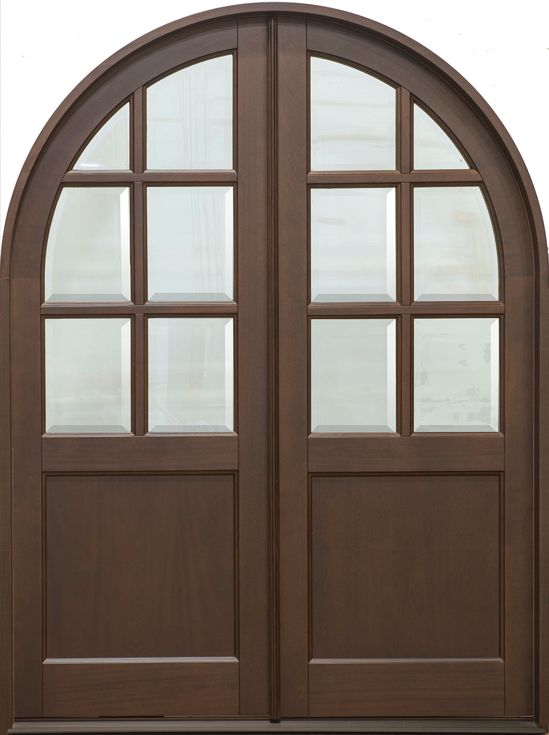 Classic Mahogany Wood Front Door  - GD-655R DD CST