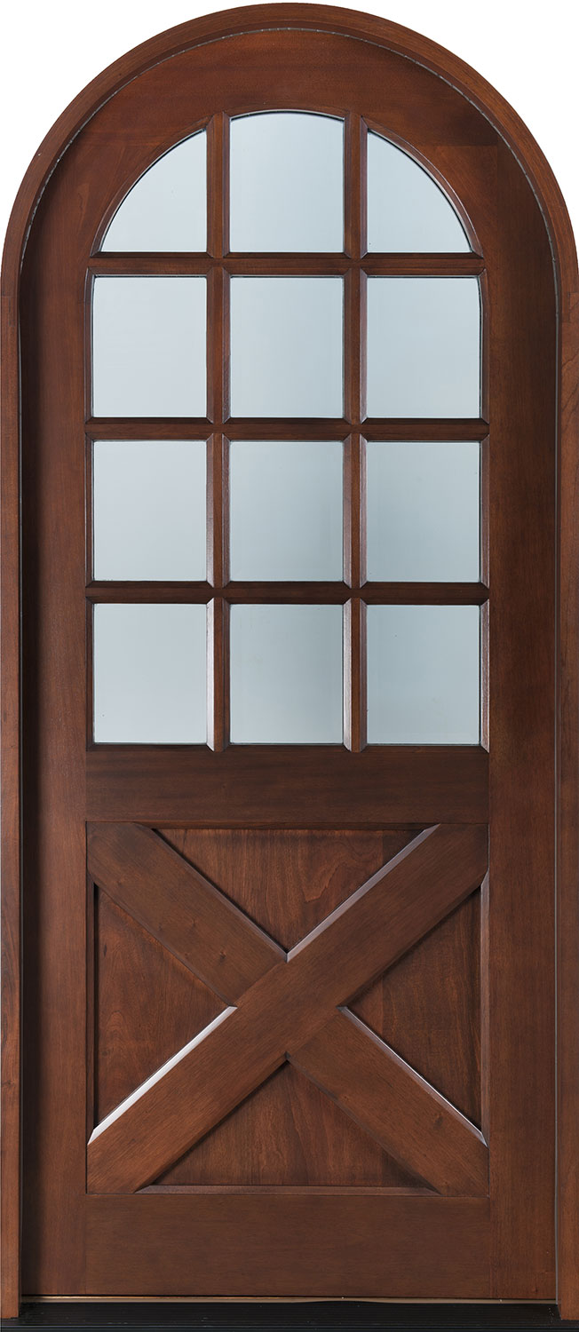 Classic Mahogany Wood Front Door  - GD-758 CST