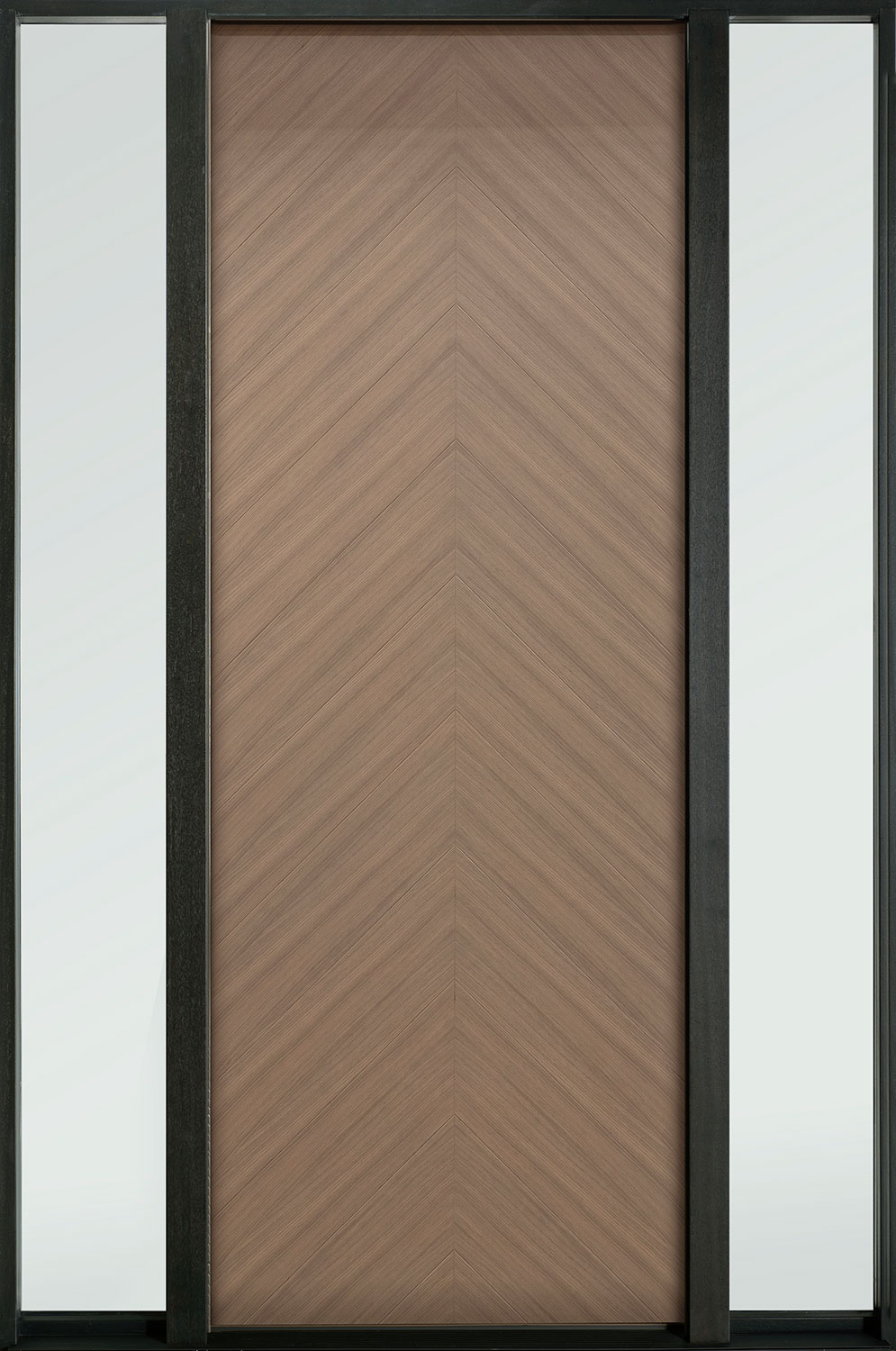 Modern Euro Collection Oak Wood Veneer Wood Front Door  - GD-EMD-715T 2SL