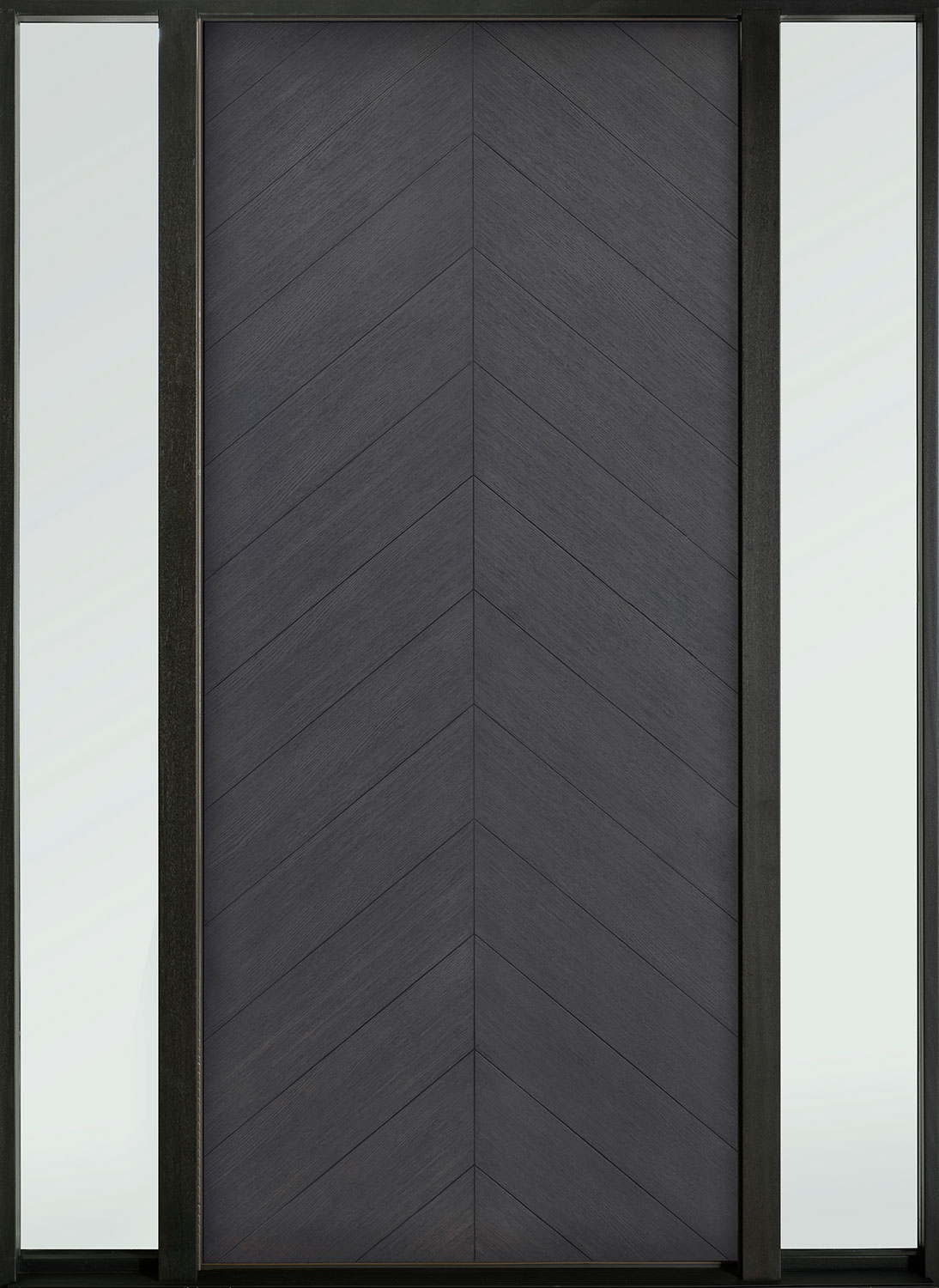 Modern Euro Collection Oak Wood Veneer Wood Front Door  - GD-EMD-715W 2SL