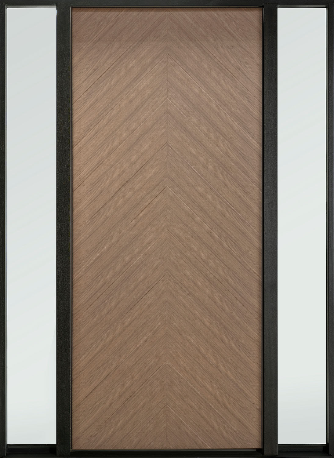 Modern Euro Collection Oak Wood Veneer Wood Front Door  - GD-EMD-715W 2SL