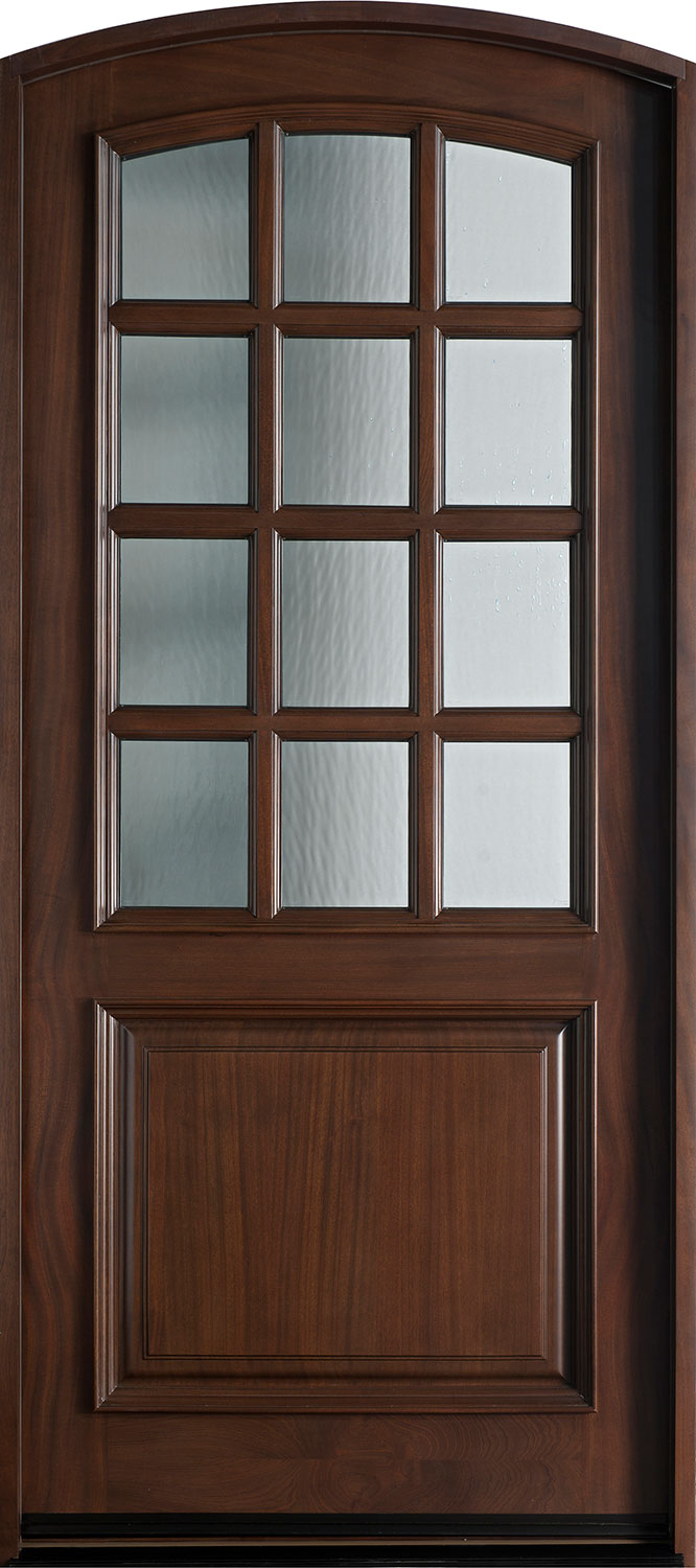 Classic Mahogany Wood Front Door  - GD-012WA