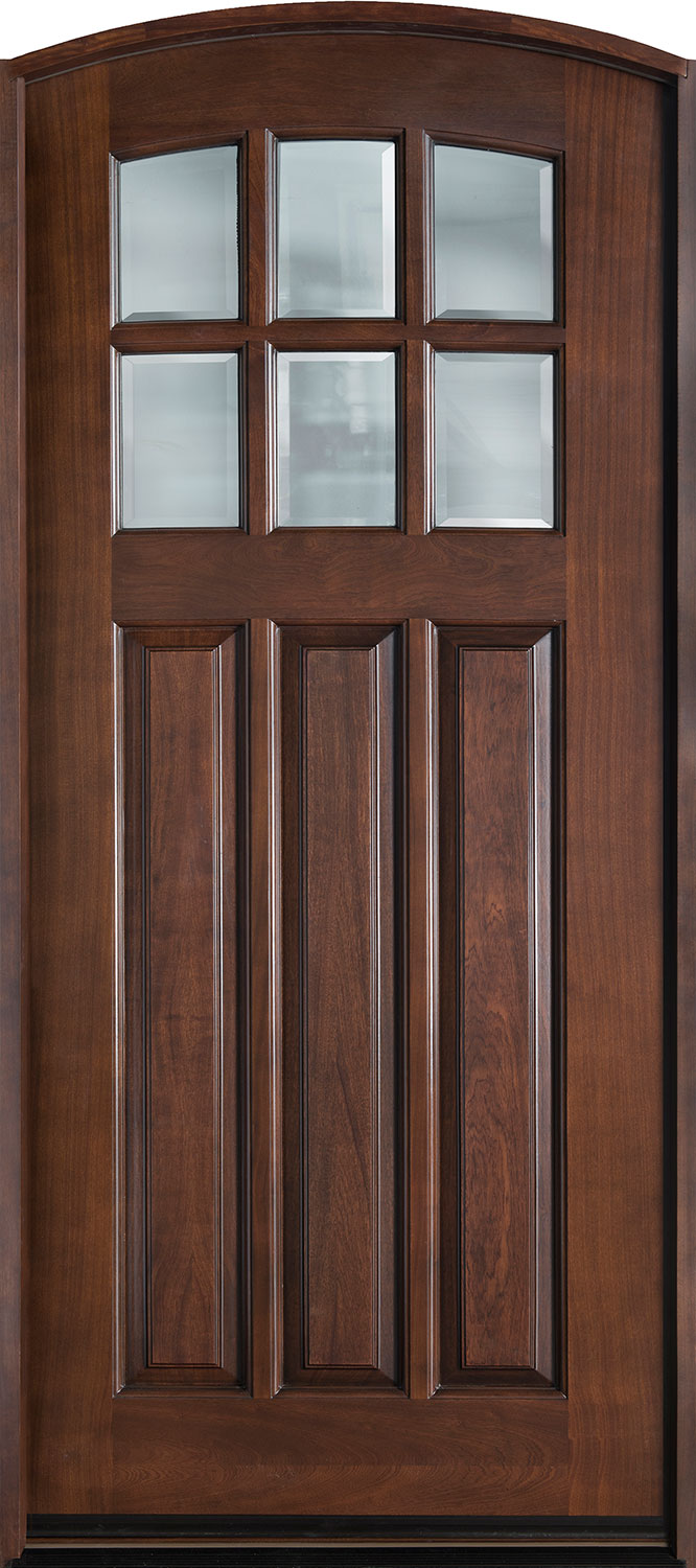 Classic Mahogany Wood Front Door  - GD-112WA