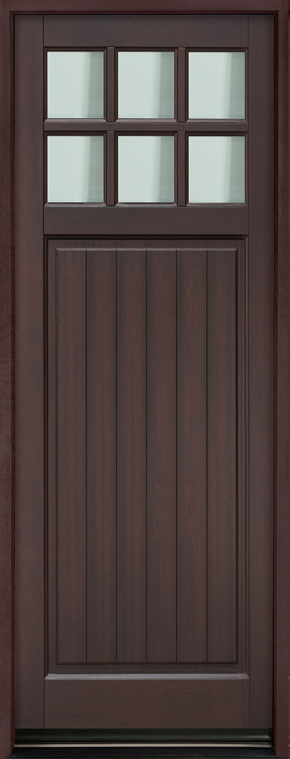 Classic Mahogany Wood Front Door  - GD-113PT