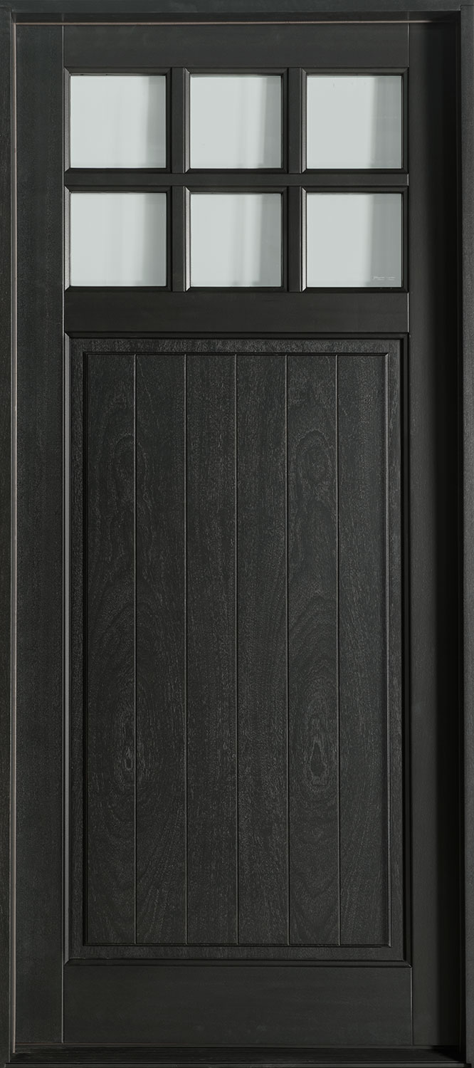 Classic Mahogany Wood Front Door  - GD-113PW