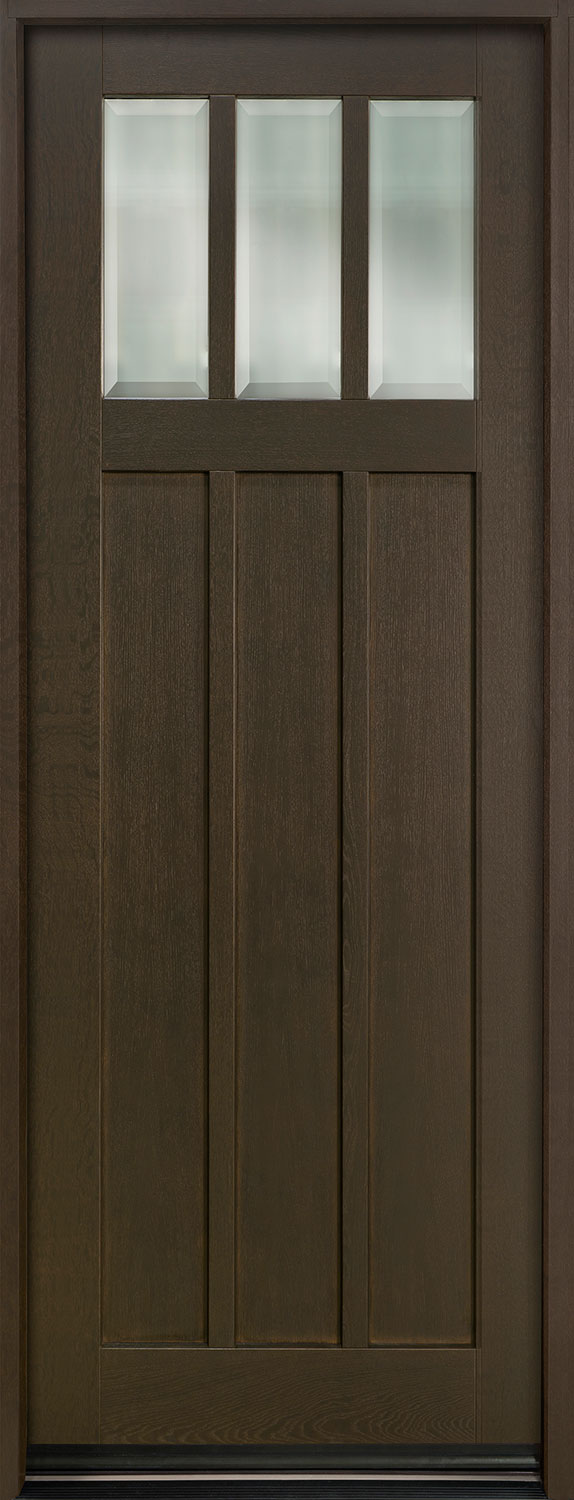 Classic Mahogany Wood Front Door  - GD-114PT