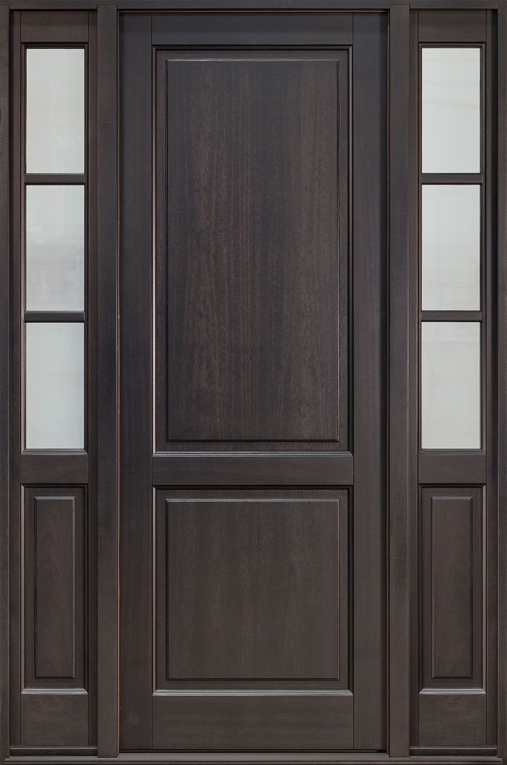 Classic Mahogany Wood Front Door  - GD-202PT 2SL
