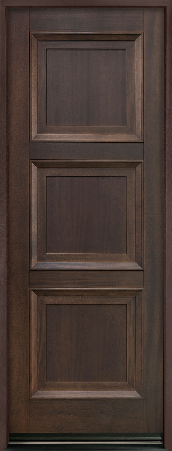 Classic Mahogany Wood Front Door  - GD-314PT