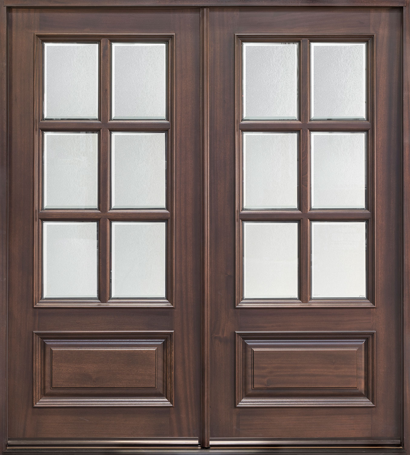 Classic Mahogany Wood Front Door  - GD-655S DD