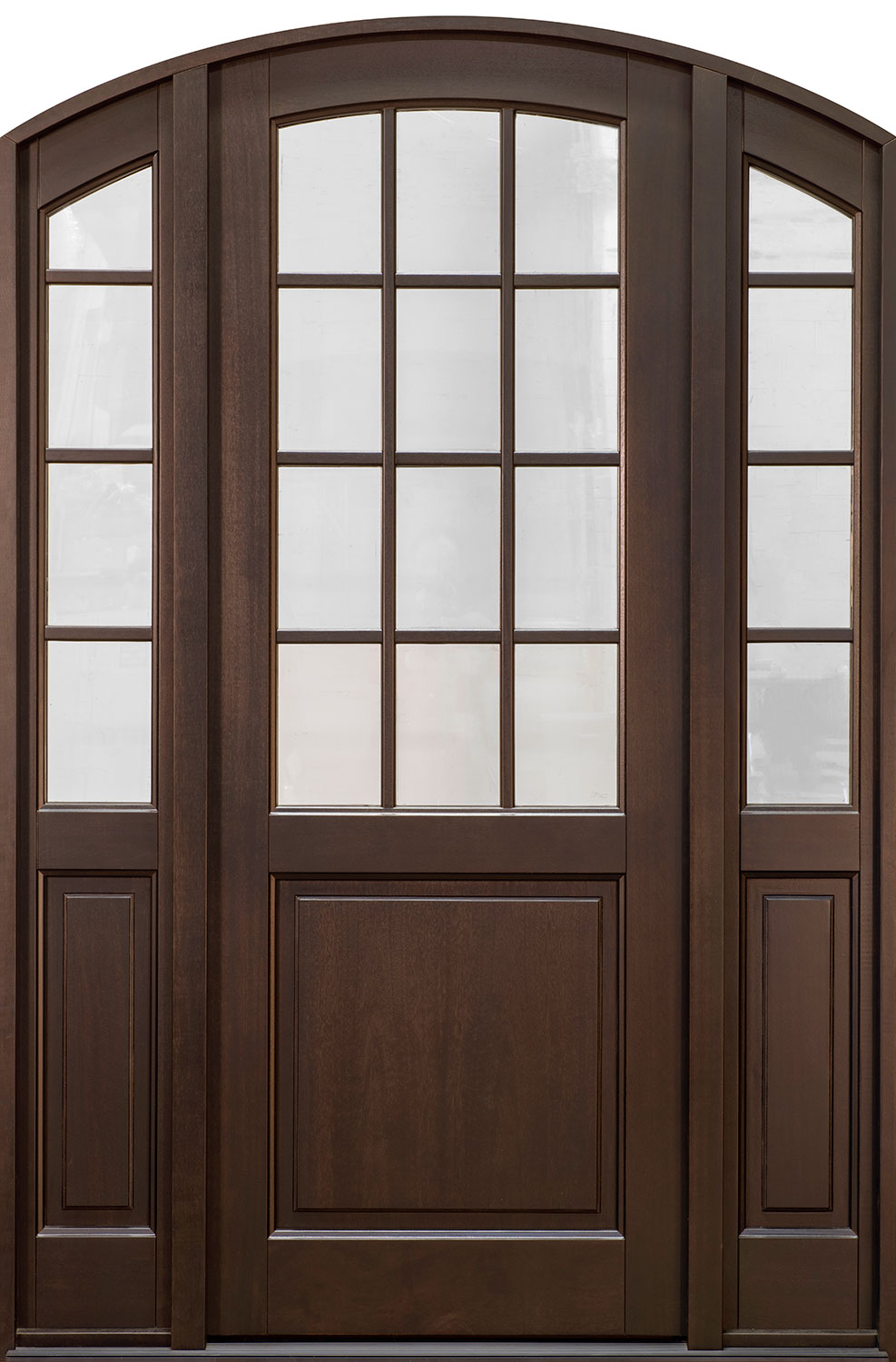 Classic Mahogany Wood Front Door  - GD-801PT 2SL