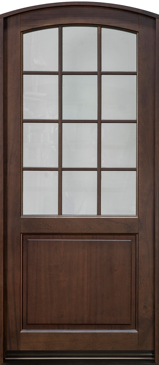Classic Mahogany Wood Front Door  - GD-801PW