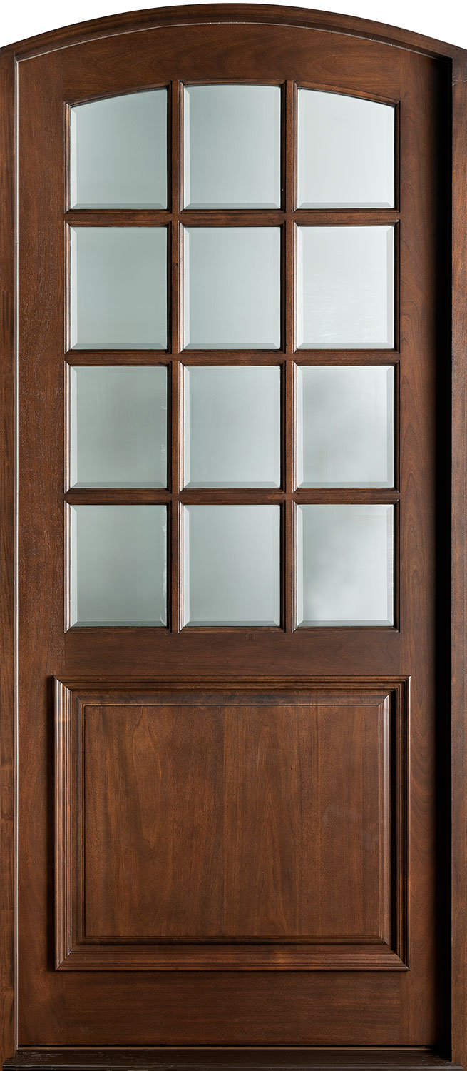 Classic Mahogany Wood Front Door  - GD-801W